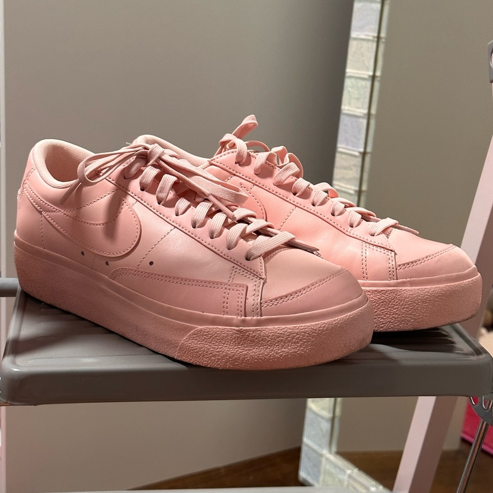 Pink Nike Blazer Low Platform